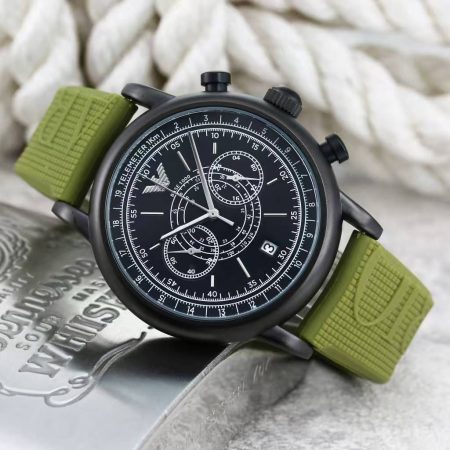 EMPORIO ARMANI - GREEN CHRONOGRAPH EDITION