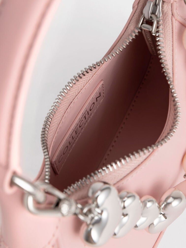 CHARLES KEITH HEART CHAIN BAG PREMIUM WITH GIFT BOX 7a Quality Replicas are the first copy products such as copycats shoes, watches, clothing, bags, and electronics. CHARLES KEITH HEART CHAIN BAG PREMIUM WITH GIFT BOX - Image 8