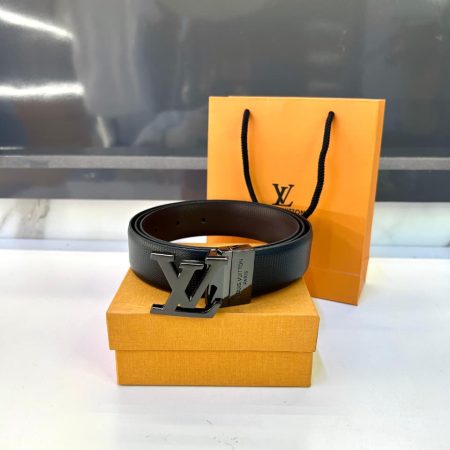 Home 7a Quality Replicas are the first copy products such as copycats shoes, watches, clothing, bags, and electronics. Louis Vuitton Glossy Black Reversible Belt